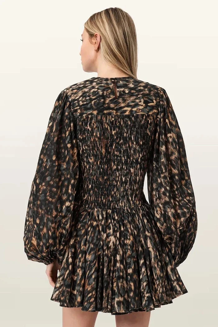 AllSaints Vestido ancho de algodón CHIA