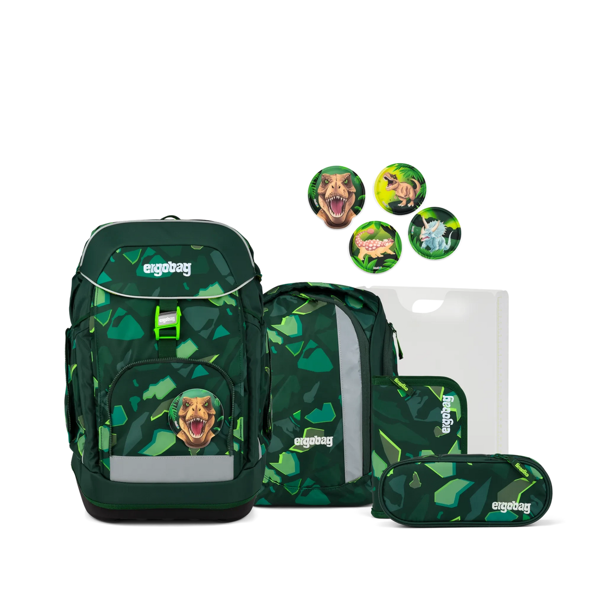 Ergobag - Set de Mochila Escolar Maxi Bearasaurus