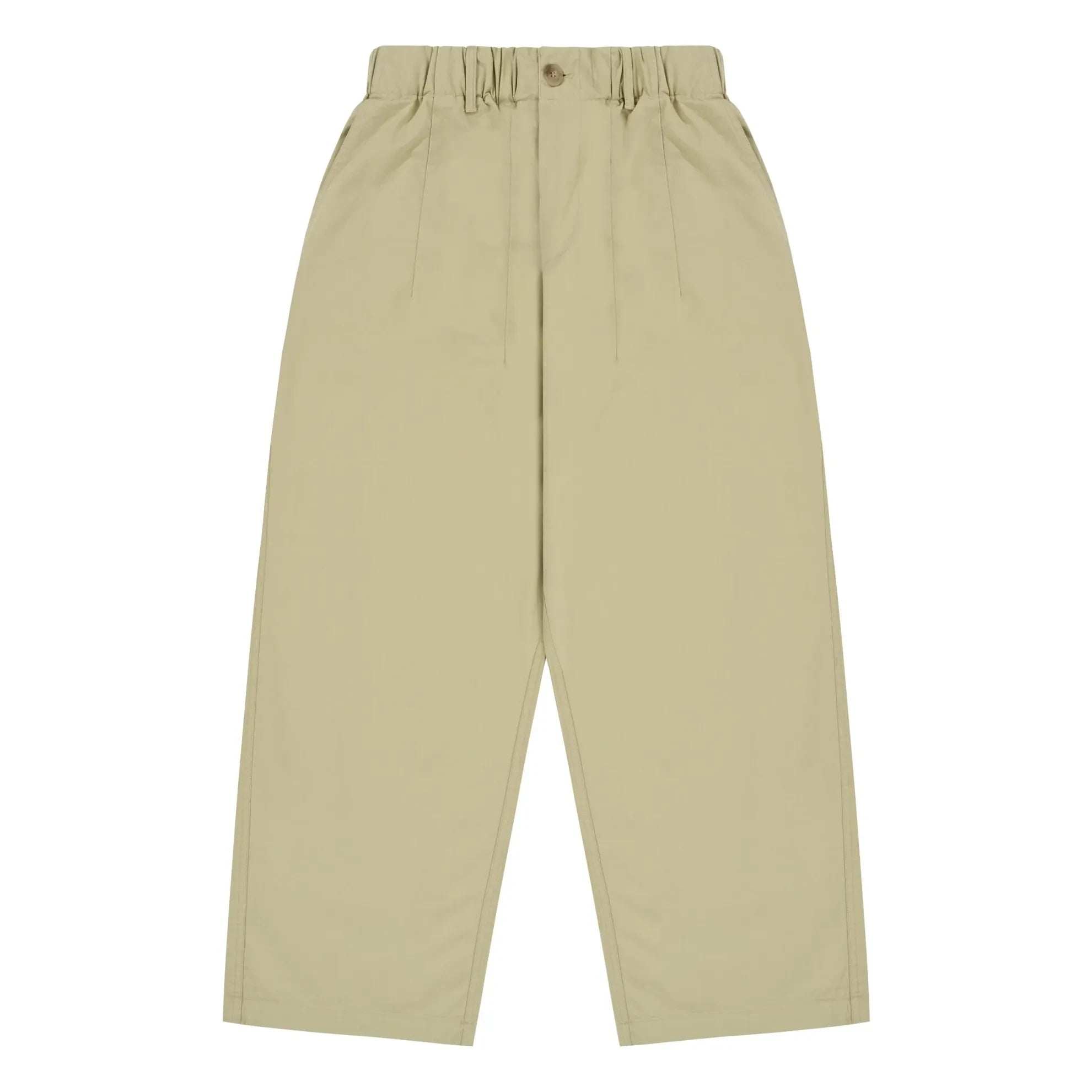 Kappy - Pantalones Anchos con Pliegues | Beige