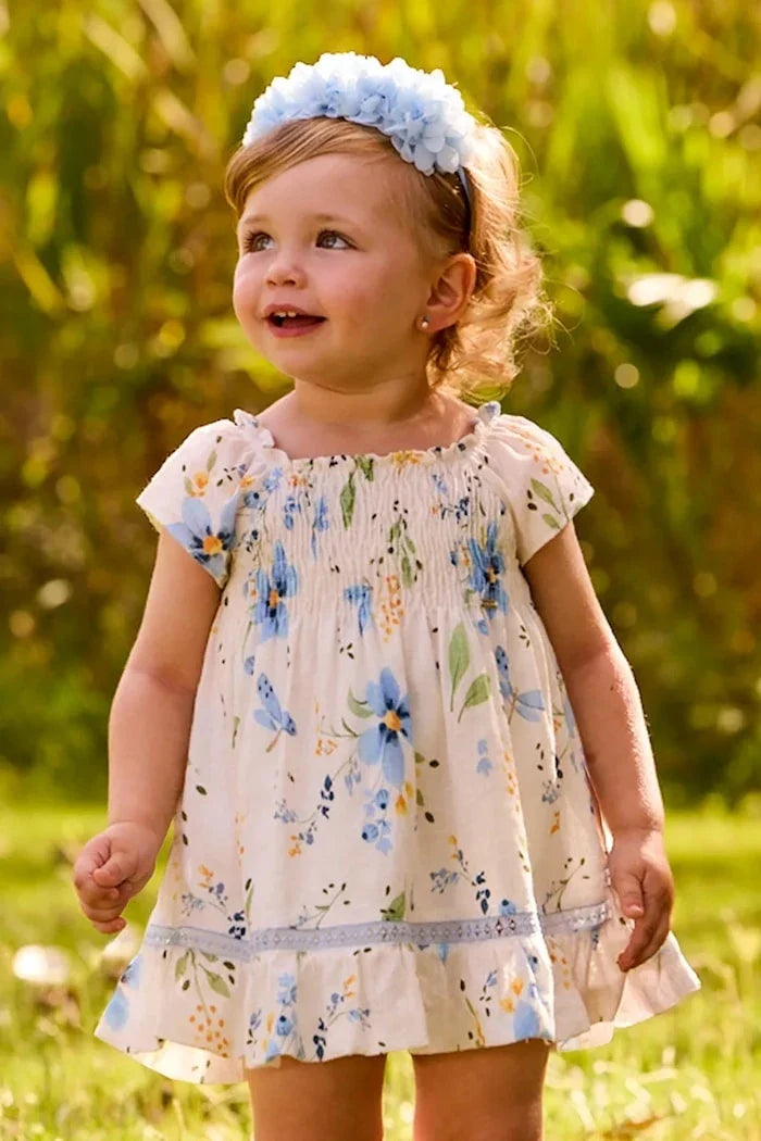 Vestido de algodón para niña Mayoral