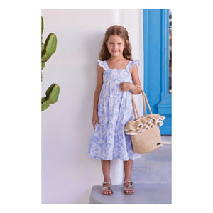 Tartine et Chocolat - Vestido Bordado Floral | Blanco