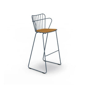 Houe - Tabure de bar de exterior Paon | Azul