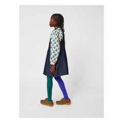 Bobo Choses - Vestido Peto Vaquero de Algodón Orgánico | Azul Marino