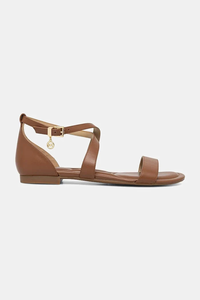 Sandalia plana de cuero Alexa Flex de MICHAEL Michael Kors para mujer