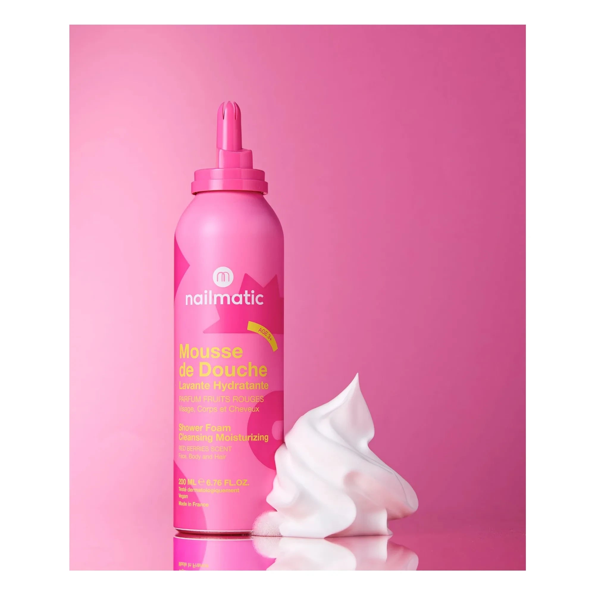 Nailmatic Kids - Mousse de ducha de frutos rojos - 200 ml