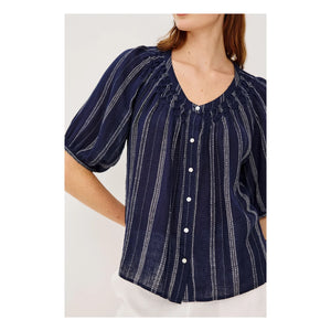 Rails - Blusa de rayas Rix | Azul marino