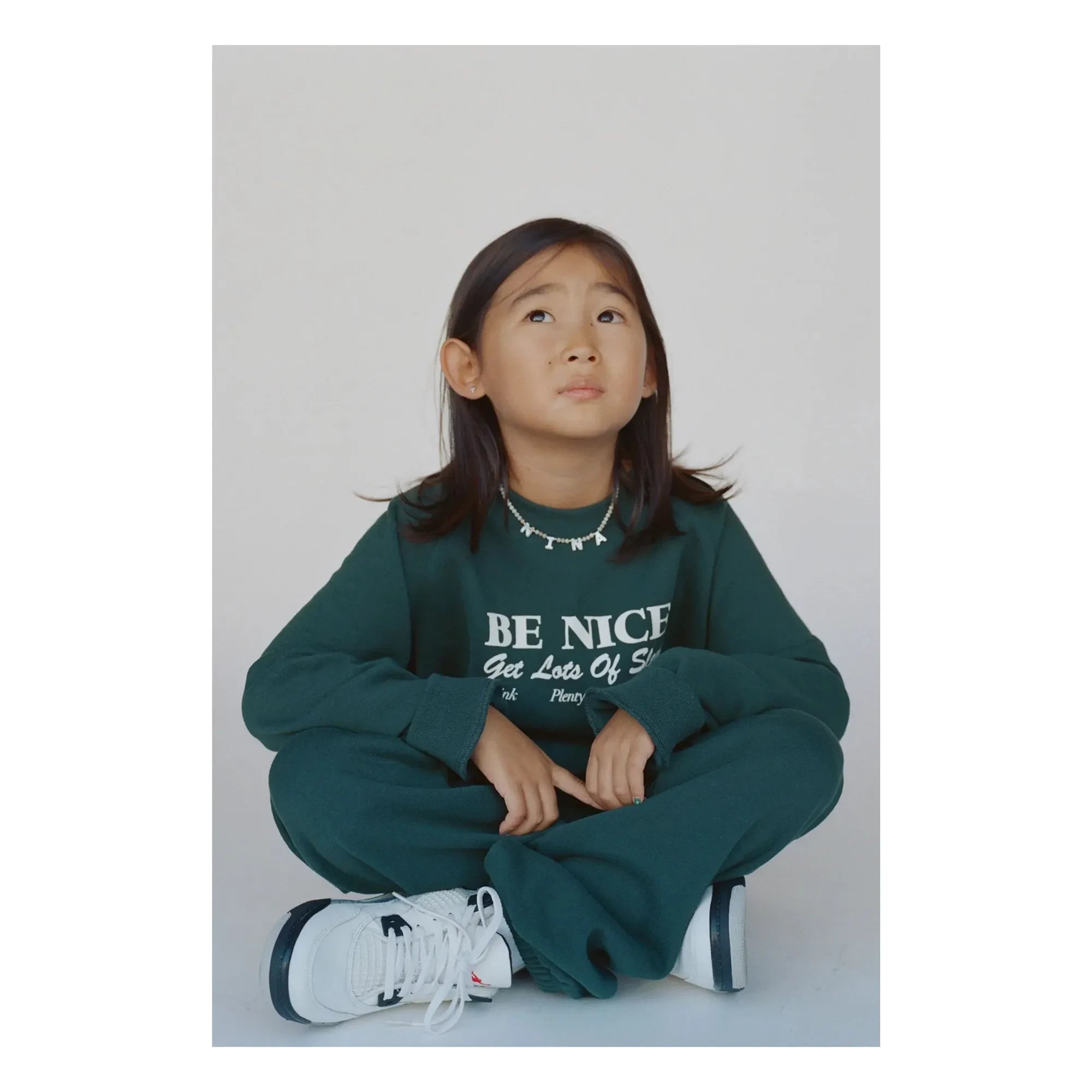 Sporty & Rich - Sweat Be Nice | Verde oscuro