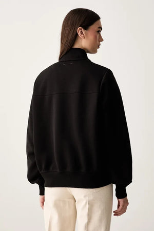 Sudadera de algodón con cremallera MM by Max Mara para mujer MMLVOLUME