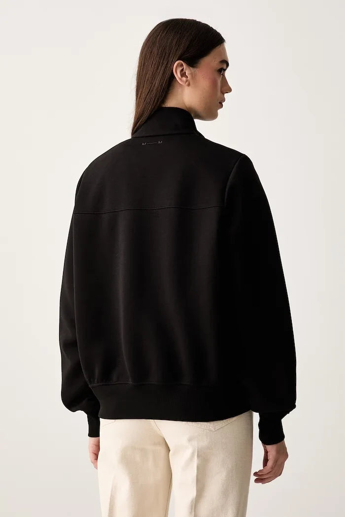 Sudadera de algodón con cremallera MM by Max Mara para mujer MMLVOLUME