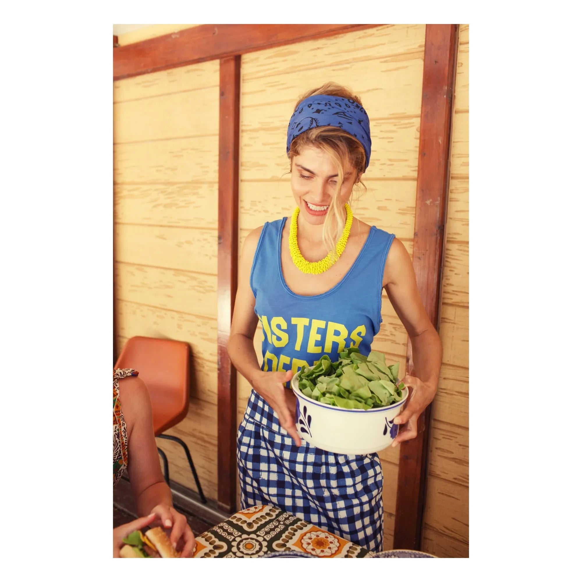 Sisters Department - Camiseta de tirantes Olivia Cotton | Azul
