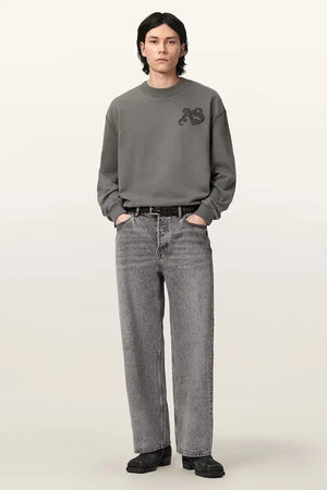 Sudadera extragrande de algodón para hombre AllSaints INSIGNIA