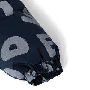 Liewood - Chaqueta de plumón Adelina con letras reflectantes Hecha de fibras recicladas | Azul marino