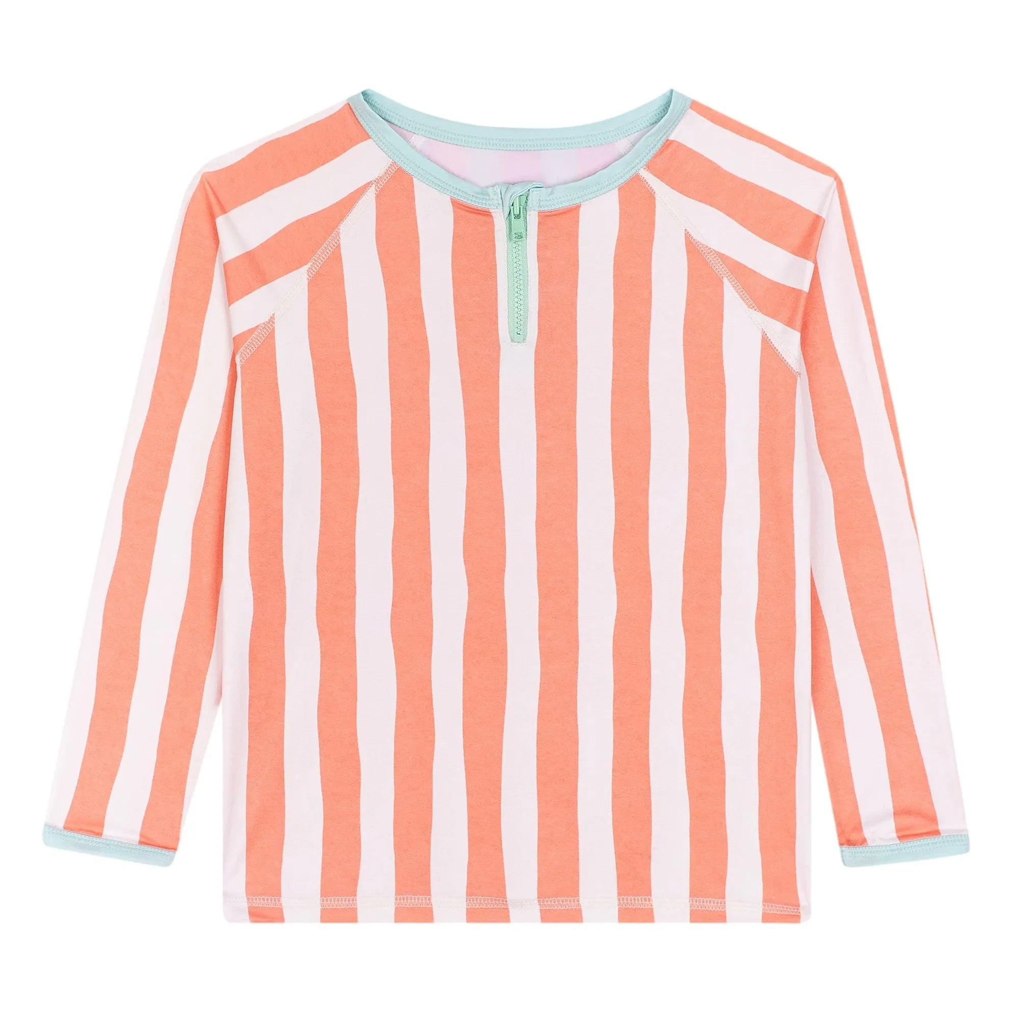 My First Cantê - Camiseta a rayas con protección UV | Rosa