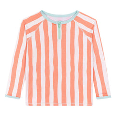 My First Cantê - Camiseta a rayas con protección UV | Rosa