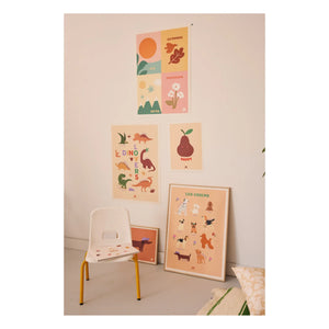 Ma petite vie - Póster Educativo de Dinosaurios