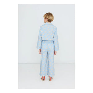 Tinycottons - Pijama azul claro para perros