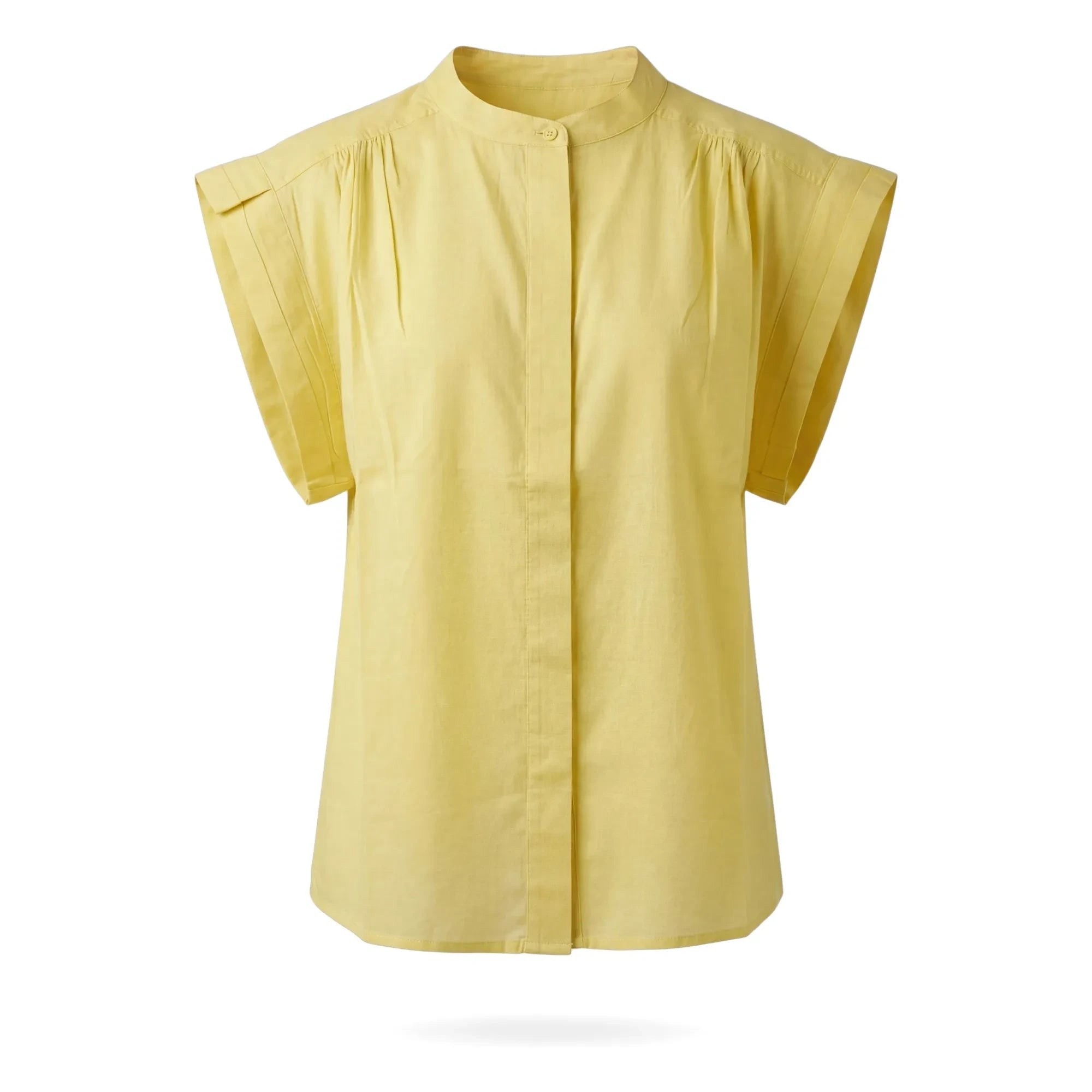Hod - Blusa de algodón Amandine | Amarillo limón