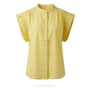 Hod - Blusa de algodón Amandine | Amarillo limón