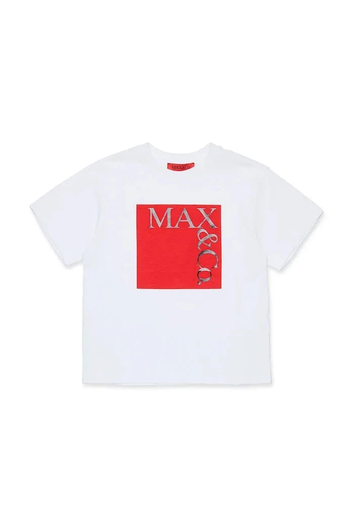 MAX&Co. Camiseta de algodón para niños MAXT1F