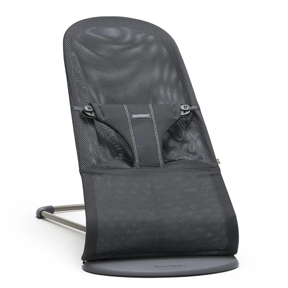 BabyBjörn - Hamaca para bebé Bliss Mesh | Gris carbón