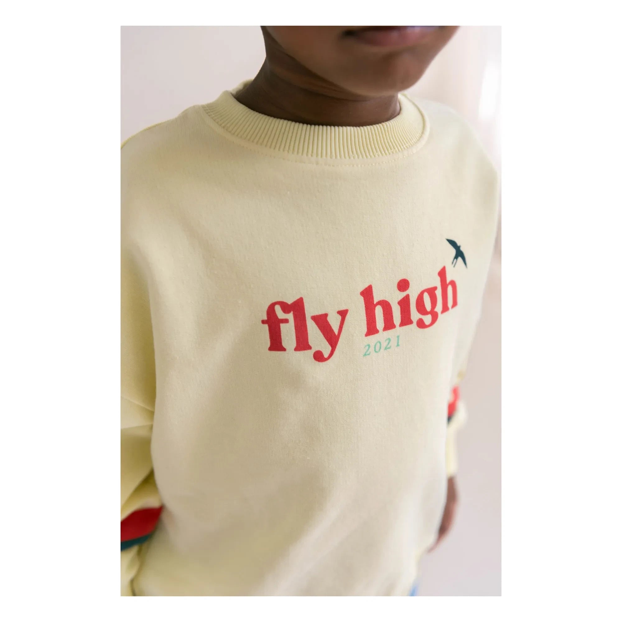 Jenest - Sudadera de algodón orgánico Jules | Amarillo pálido