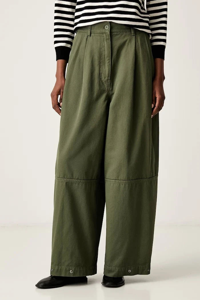 Pantalones de algodón para mujer Weekend Max Mara WKDBACCA