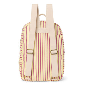 Studio Noos - Mochila de tela a rayas | Amarillo pálido