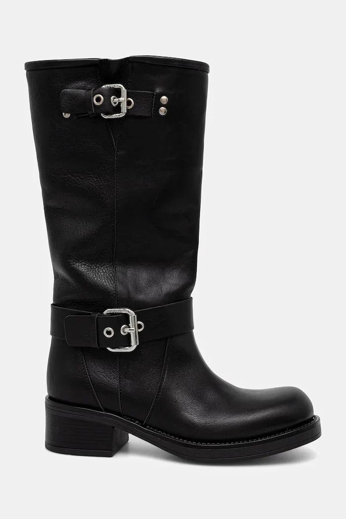 Botas de cuero para mujer a la altura de la rodilla Weekend Max Mara