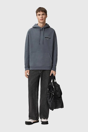 Sudadera AllSaints de algodón rojo
