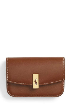 Cartera de cuero Polo Ralph Lauren