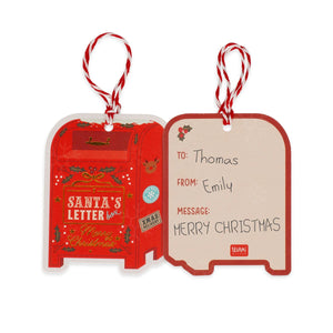Legami - Set de 10 Etiquetas de Regalo de Navidad