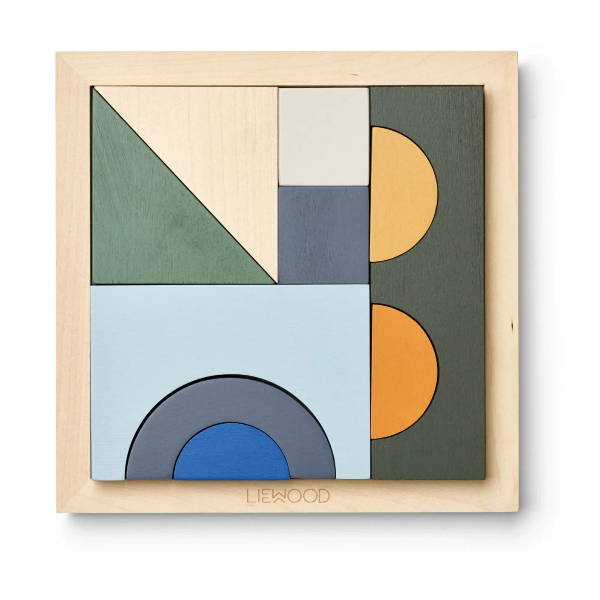 Liewood - Puzzle de madera Ishan | Verde