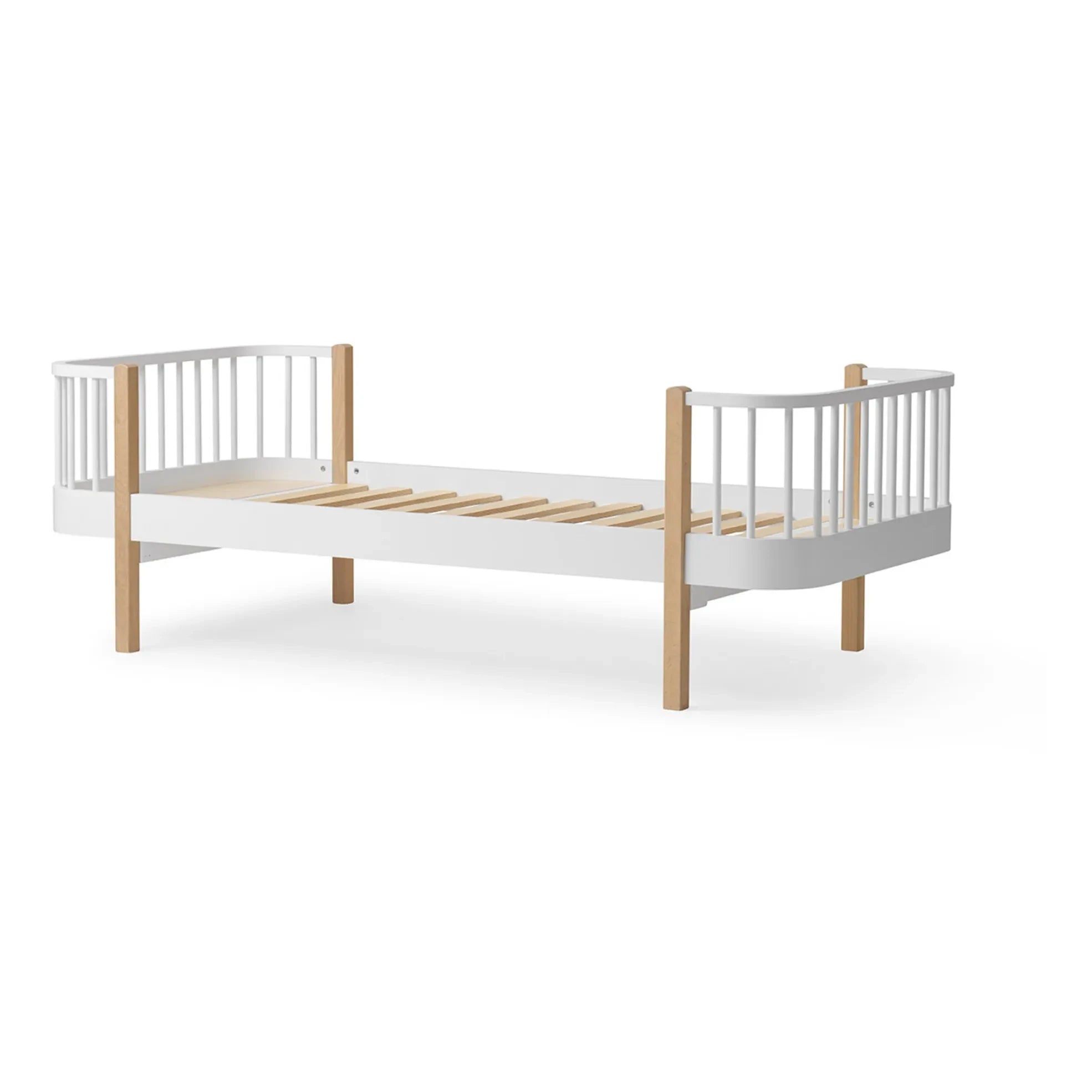 Oliver Furniture - Orijinal Ahşap çocuk yatağı 90x160 cm | Meşe