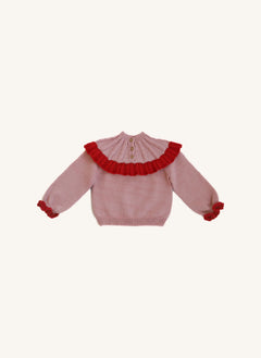 Kalinka - Dove Jersey de lana merino | Rosa