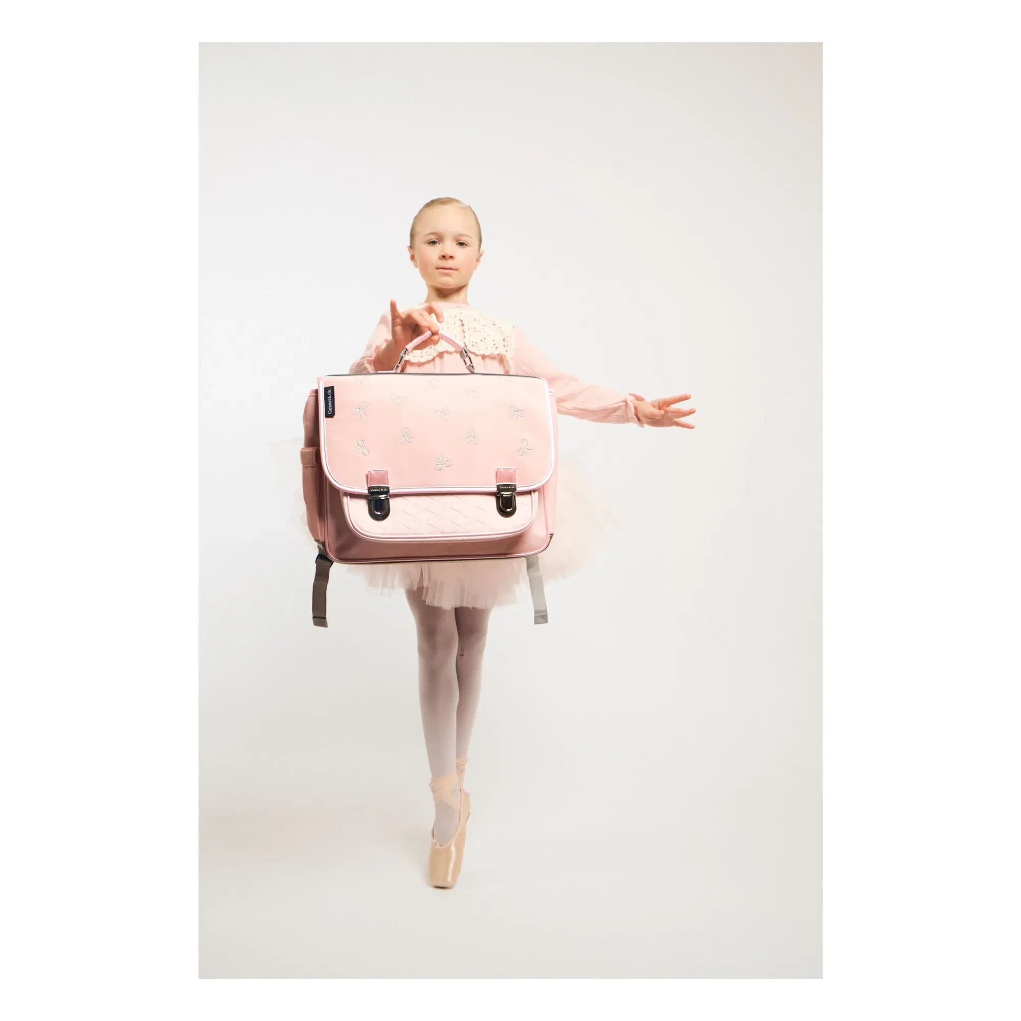 Caramel & Cie - Mochila Pima Bailarina | Rosa empolvado