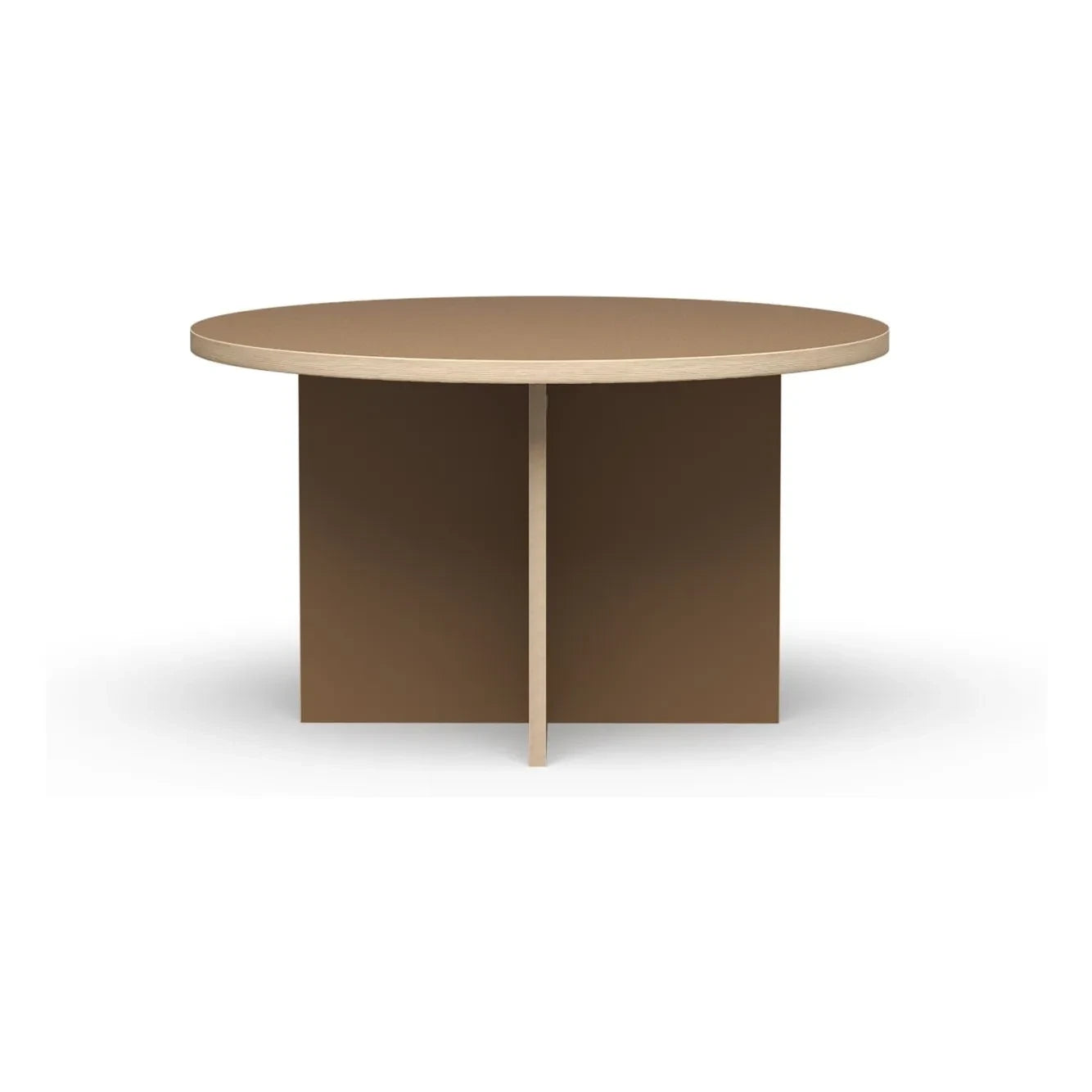 HKliving - Mesa de comedor redonda | Marrón