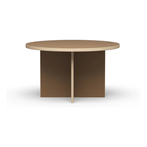 HKliving - Mesa de comedor redonda | Marrón