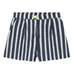 Dr. Bloom - Pantalones cortos a rayas con estrellas | Azul Marino