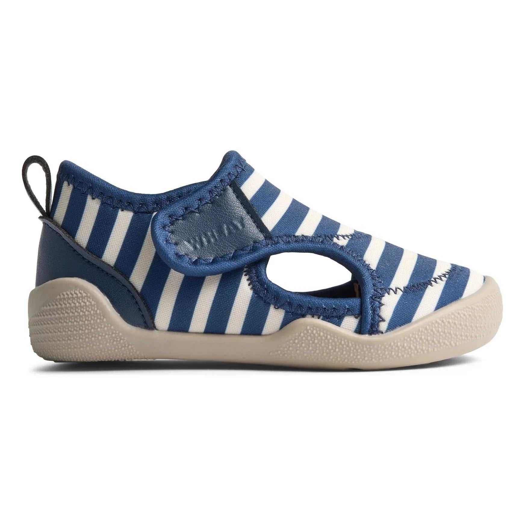 Wheat - Zapatos de agua en espiral a rayas | Azul