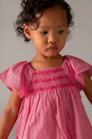 Vestido de algodón para niña Mayoral