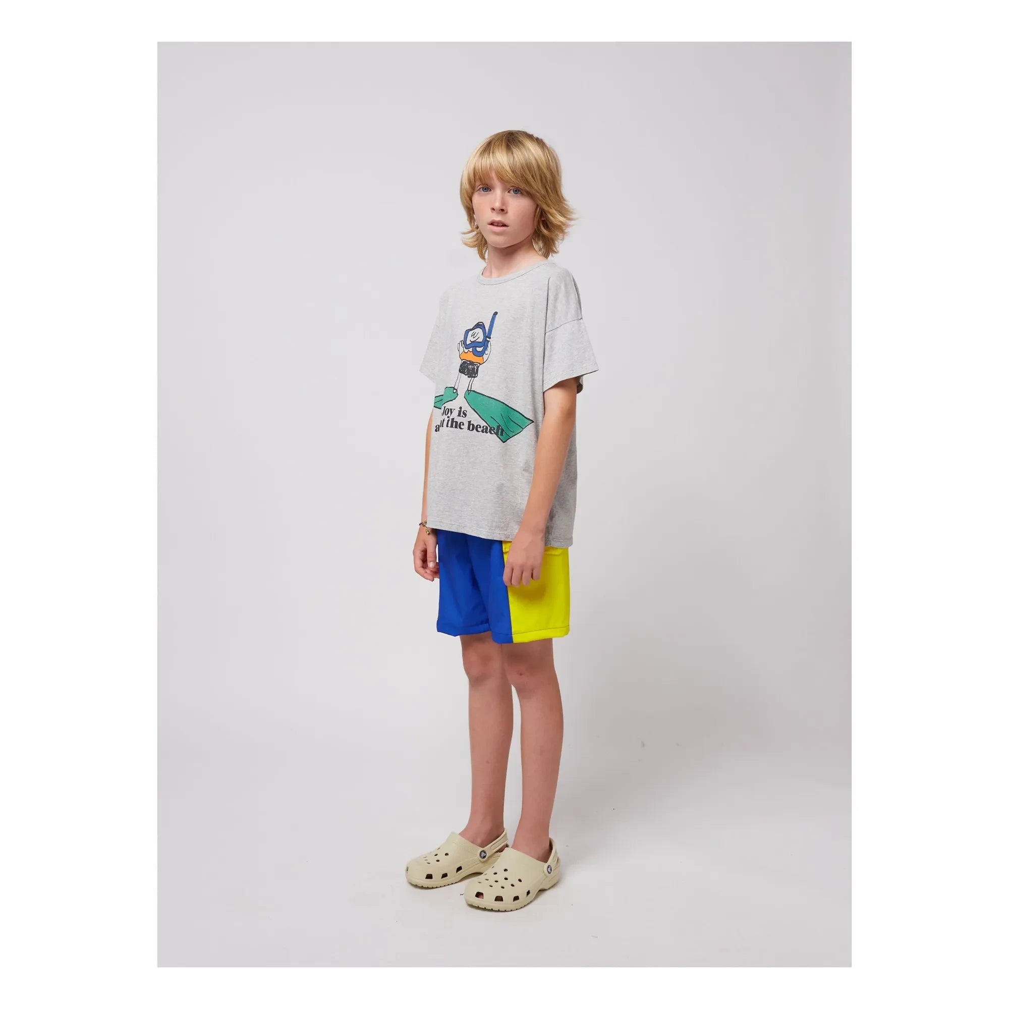Bobo Choses - Bañador tipo bermuda con bloques de color | Azul