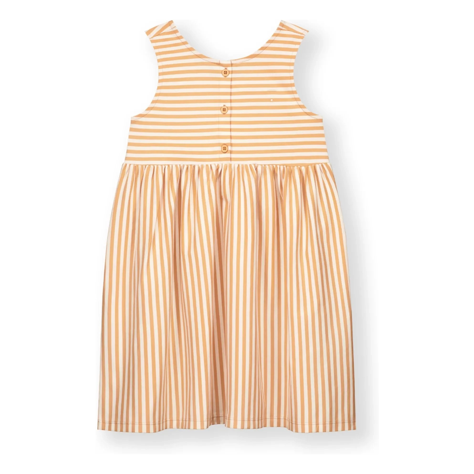 Gray Label - Vestido camisero de algodón orgánico a rayas | Albaricoque