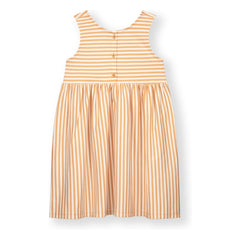 Gray Label - Vestido camisero de algodón orgánico a rayas | Albaricoque