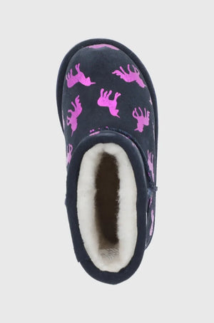 Bota infantil de ante Emu Australia Rainbow Unicorn Brumby