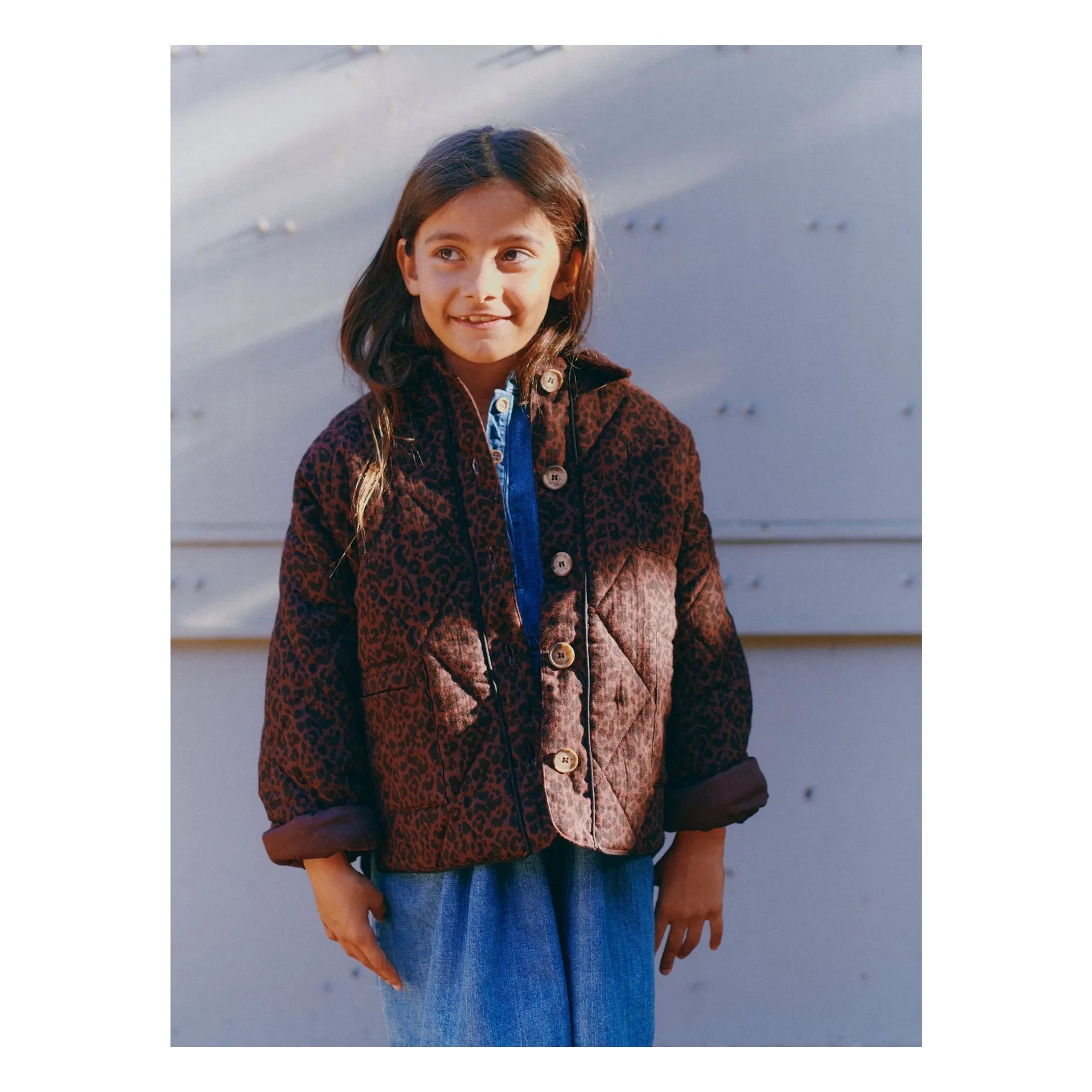 Marlot Paris - Chaqueta Henriette Leopar | Marrón