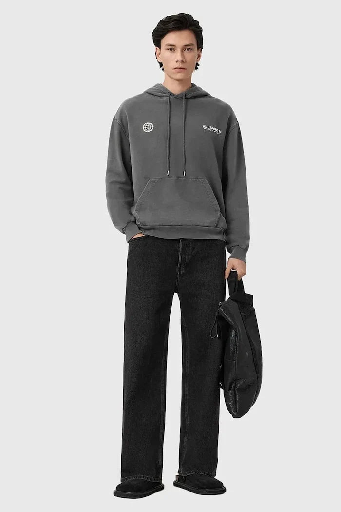 Sudadera AllSaints EMBLEM con Capucha de Algodón para Hombre