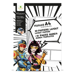 Sicómoro - Manga - Cuaderno de hojas sueltas A4 + texturas