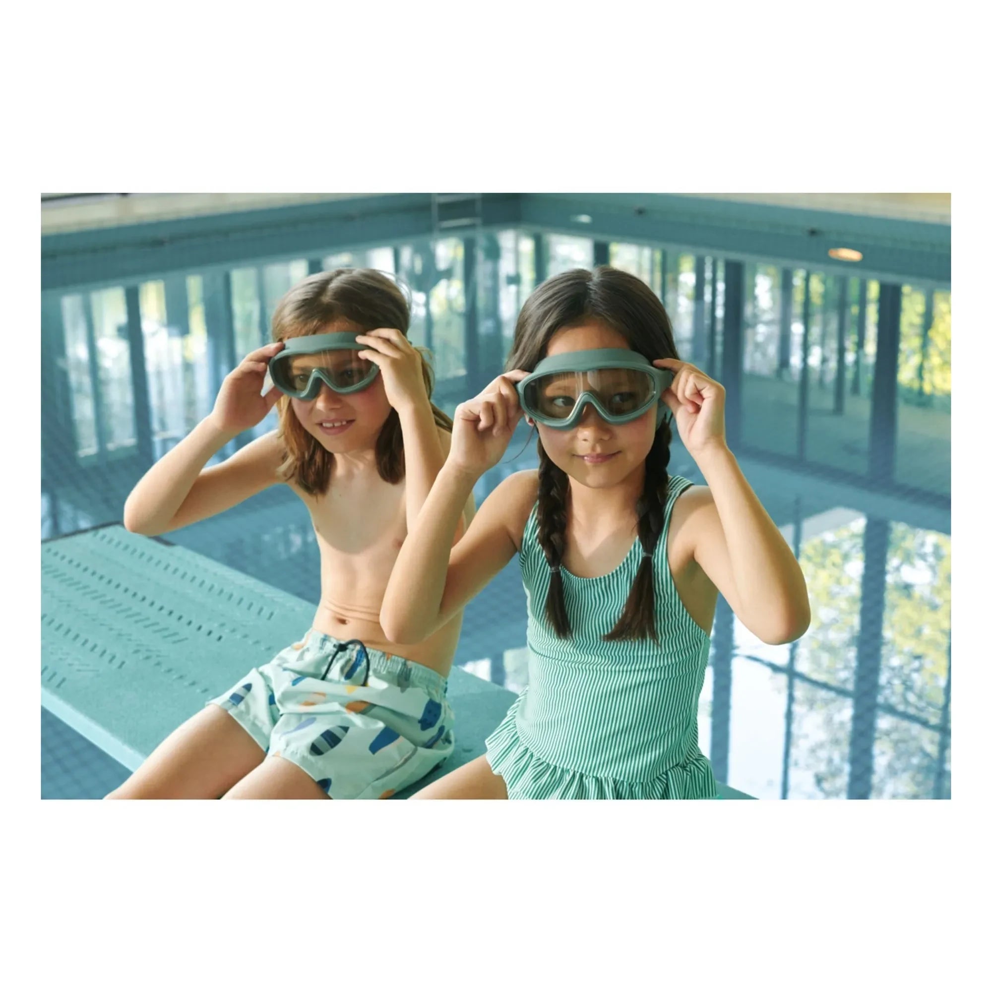 Liewood - Gafas de natación Kerem | Verde menta/Pistacho