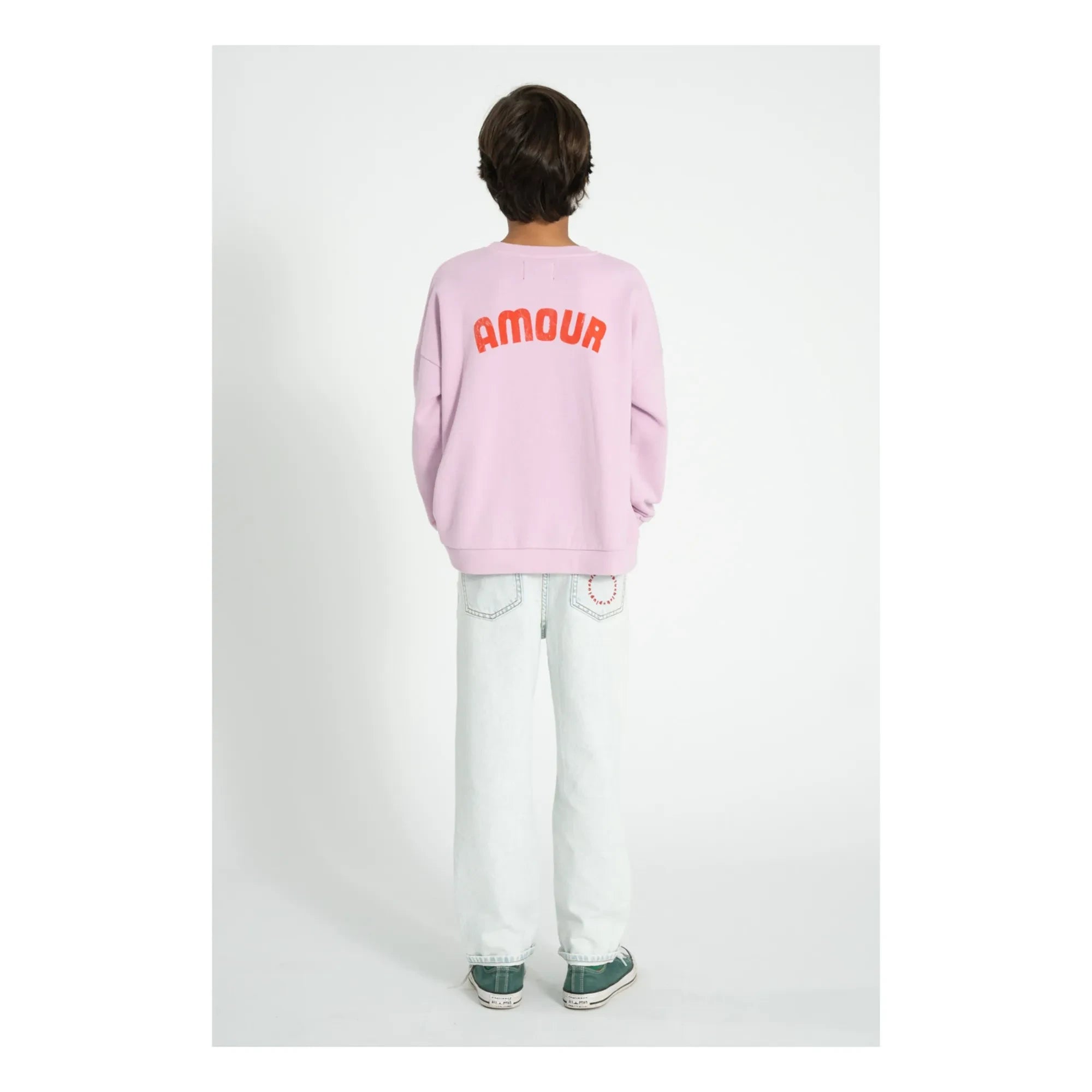Piupiuchick - Sudadera Love de Algodón Orgánico | Rosa