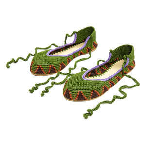 Kashura - Bailarinas Altas Verde Oliva | Verde oliva